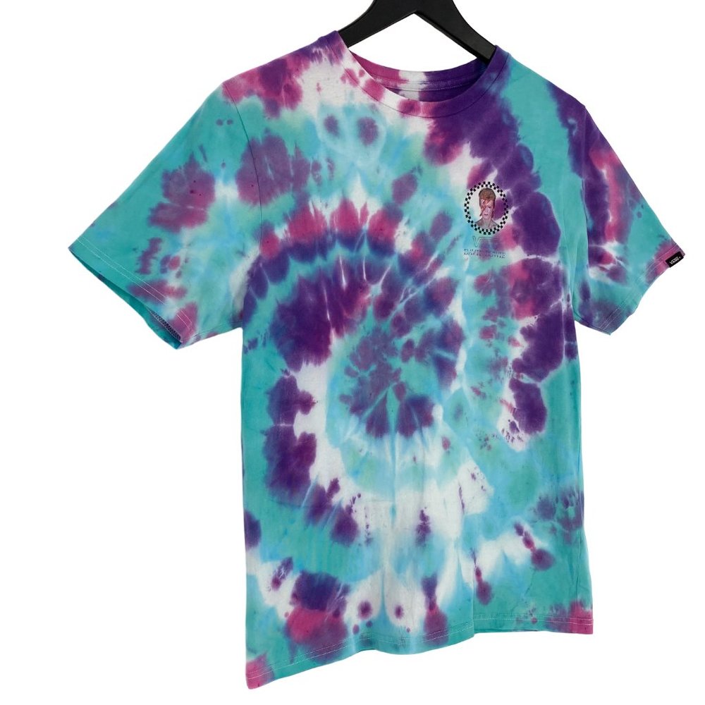 VANS x DAVID BOWIE Aladdin Sane Tie-Dye Shirt - Picture 2 of 16